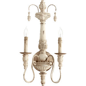 Salento 2 Light 12 inch Persian White Wall Sconce Wall Light