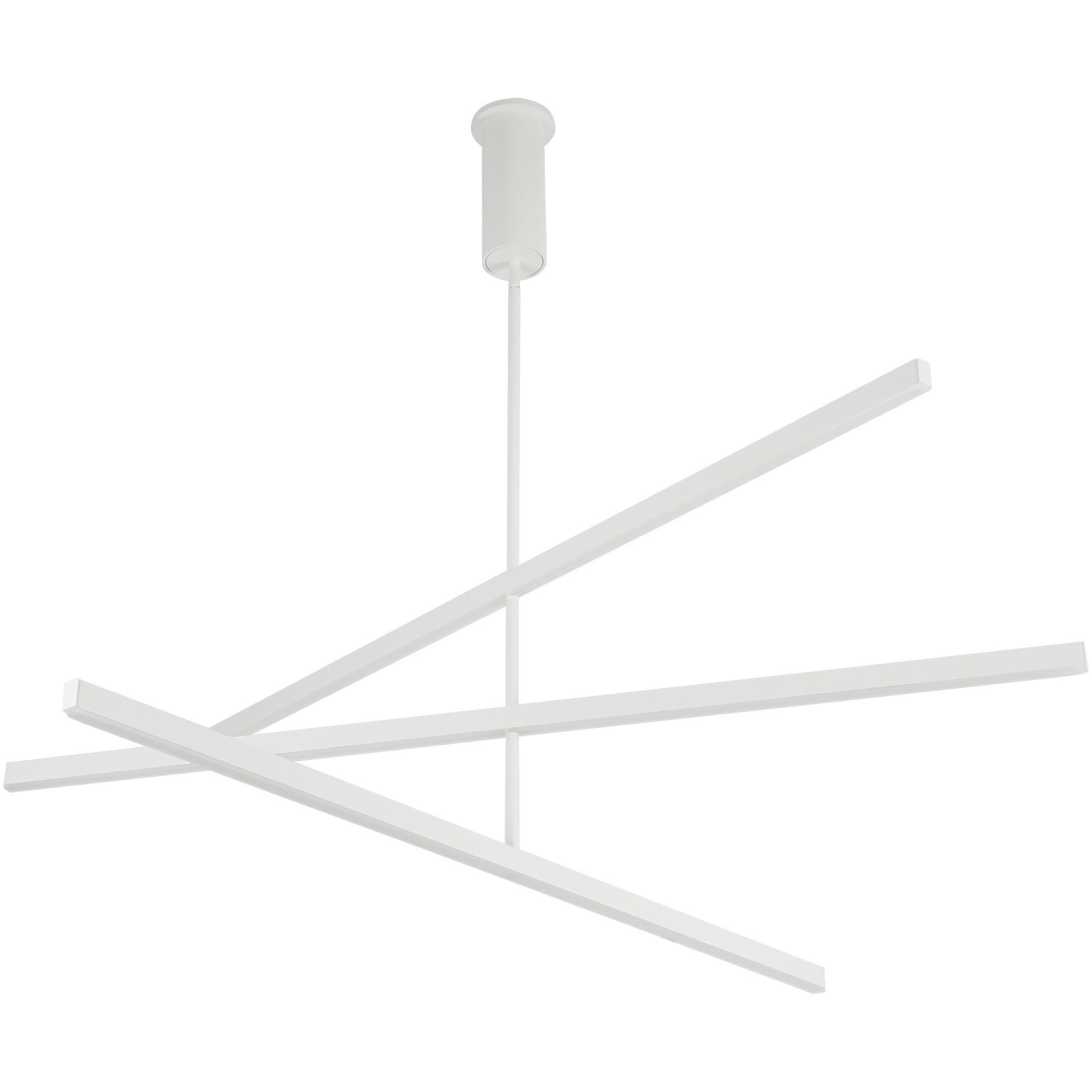 Vega LED 0.75 inch White Chandelier Ceiling Light