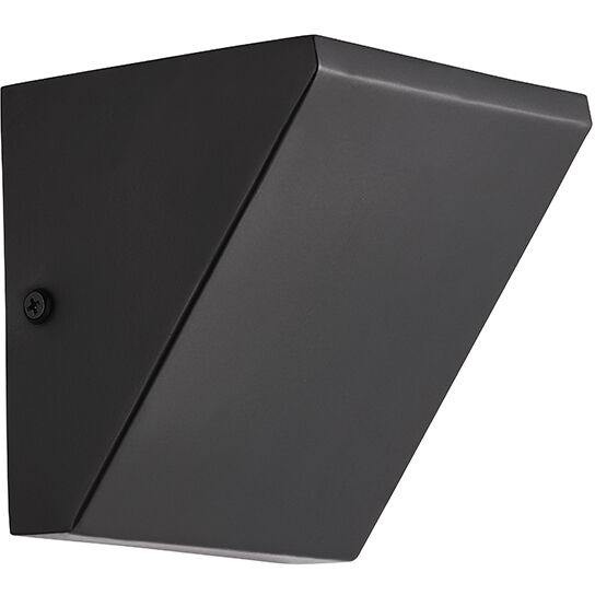 Corwin Family 1 Light 4.5 inch Matte Black Outdoor Wall Sconce in 4" D x 4.5" W x 4.5" H, EVOLV
