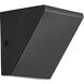 Corwin Family 1 Light 4.5 inch Matte Black Outdoor Wall Sconce in 4" D x 4.5" W x 4.5" H, EVOLV
