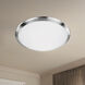 Malta LED 12 inch Brushed Nickel Flush Mount Ceiling Light