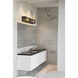 Titania 2 Light 4.75 inch Matte Black Vanity Wall Light