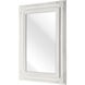 Marla 38.75 X 26.5 inch White with Mirror Wall Mirror