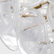AERIN Loire LED 44 inch Gild Entry Chandelier Ceiling Light, Grande