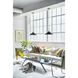 Milo LED 16 inch Lacquered Brass with Black accents Pendant Ceiling Light