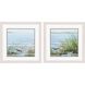Waterside Collection Blue Framed Art