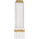 Sean Lavin Lassell 8 Light 10.3 inch Natural Brass Chandelier Ceiling Light