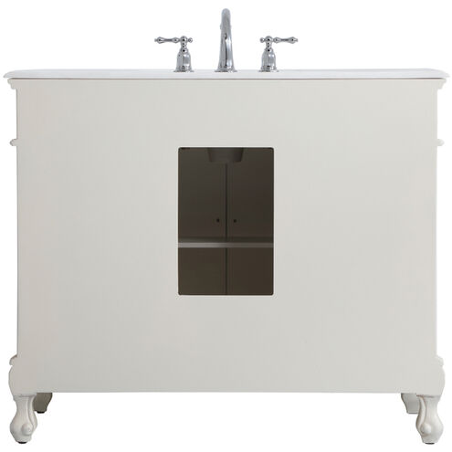 Danville 42 X 21 X 36 inch Antique White Vanity Sink Set