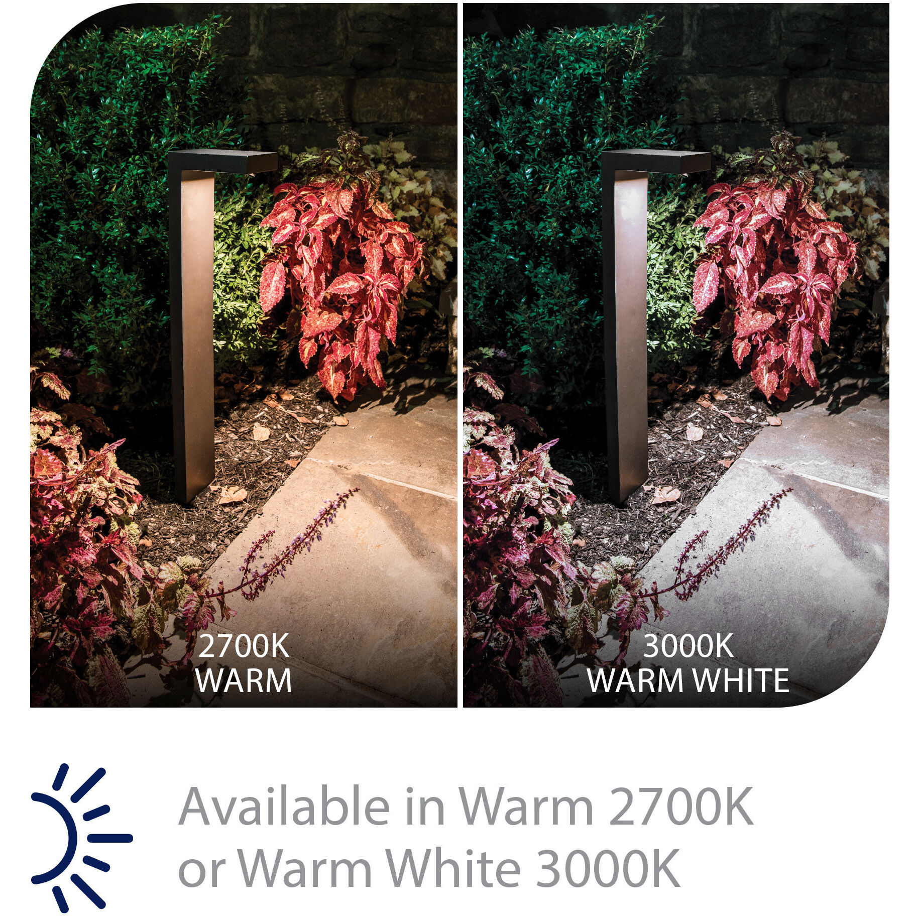 Ledge 12 3 watt Black Path Lighting in 3000K, Path and Area Light, WAC Landscape
