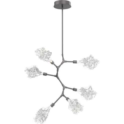 Blossom LED 31.8 inch Graphite Chandelier Ceiling Light in 2700K LED, Modern Vine