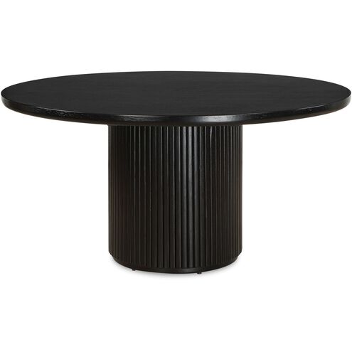 Hersch 60 X 30.5 inch Black Dining Table