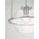 Coralyn 1 Light 13.25 inch Brushed Nickel Pendant Ceiling Light