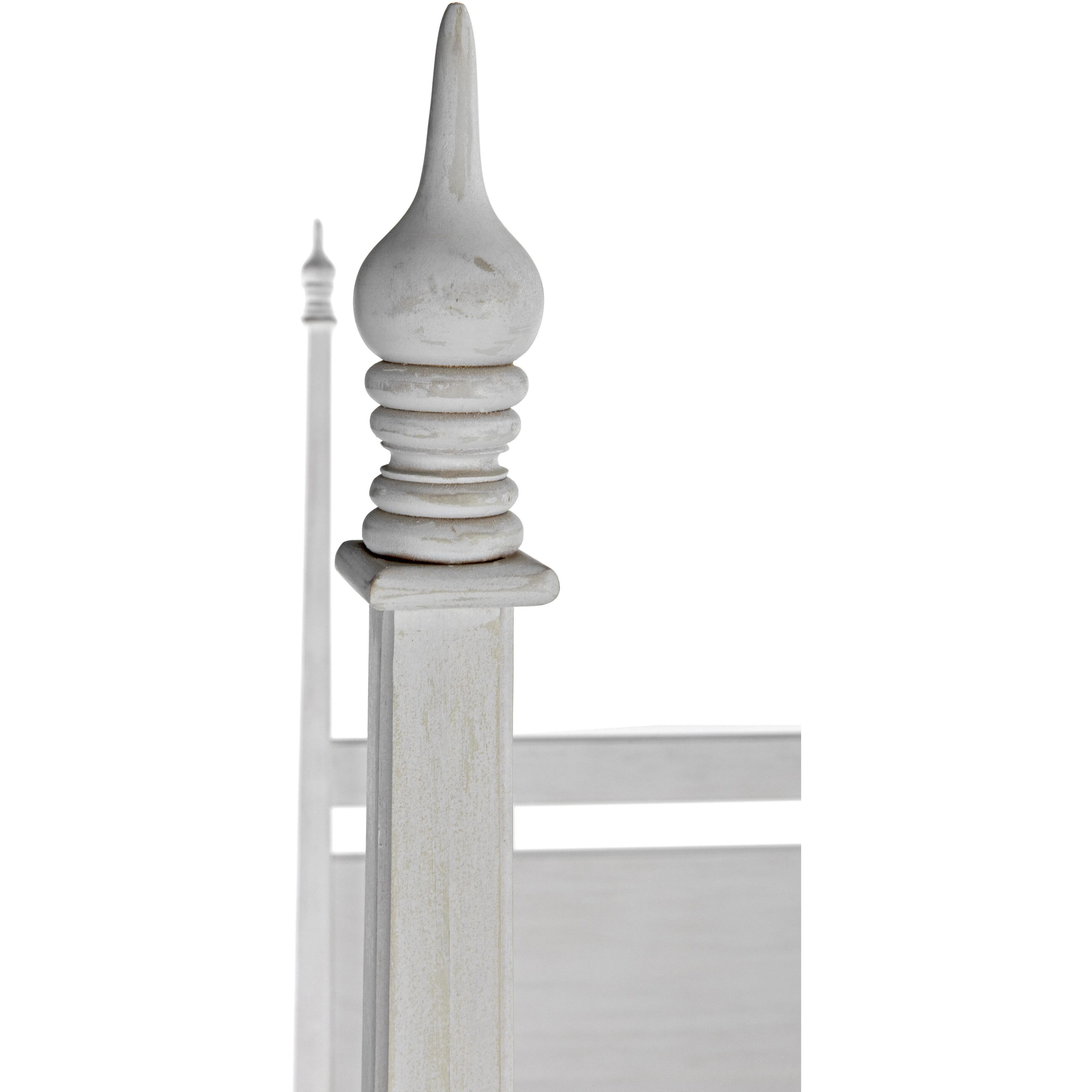 Venice White Wash Bed, Queen