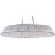 Claire 7 Light 10 inch Chrome Drum Shade Chandelier Ceiling Light