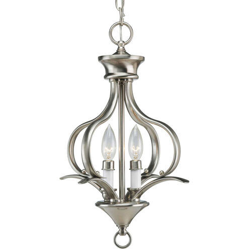 Nerissa 2 Light 12 inch Brushed Nickel Foyer Pendant Ceiling Light