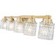 Jacqueline Vanity Wall Light in Modern Gold