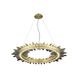 Aspen LED 34 inch Brushed Brass Pendant Ceiling Light