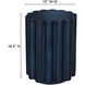 Taffy 18.5 X 15 inch Blue Accent Table, Outdoor