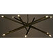 Ikram 12 Light 47 inch Antique Brass Chandelier Ceiling Light