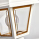 Brentwood 1 Light 13 inch White Outdoor Post Lantern