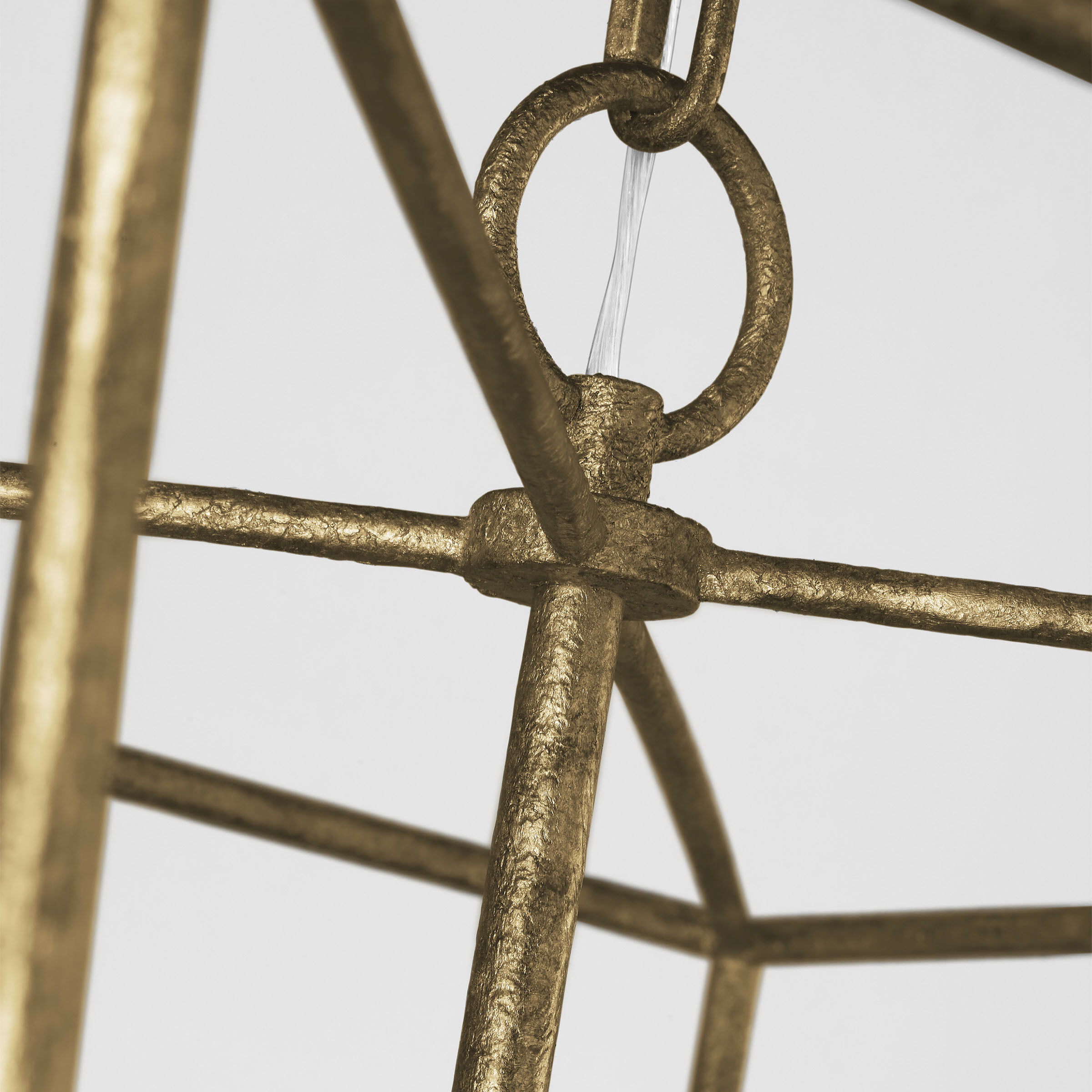 ED Ellen DeGeneres Viota 4 Light 18 inch Casted Gild Pendant Ceiling Light