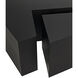 Element 68 X 36 inch Matte Black Coffee Table