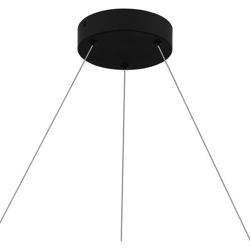 Alice LED 24.75 inch Matte Black Pendant Ceiling Light