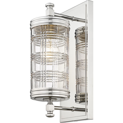 Archer 1 Light 6 inch Polished Nickel Wall Sconce Wall Light