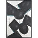 Pierce Black with Dark Green Framed Wall Art