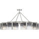 Aenon 10 Light 36 inch Pewter Semi-Flush Mount Ceiling Light