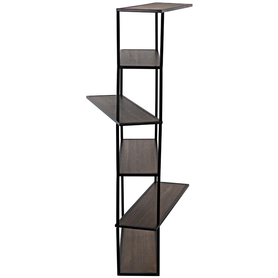 Verso Matte Black Bookcase