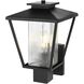 Gaul 1 Light 15 inch Black Outdoor Wall Sconce