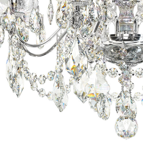 Century 8 Light 24 inch Polished Silver Chandelier Ceiling Light