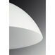 Classic Dome 1 Light 15 inch Graphite Pendant Ceiling Light