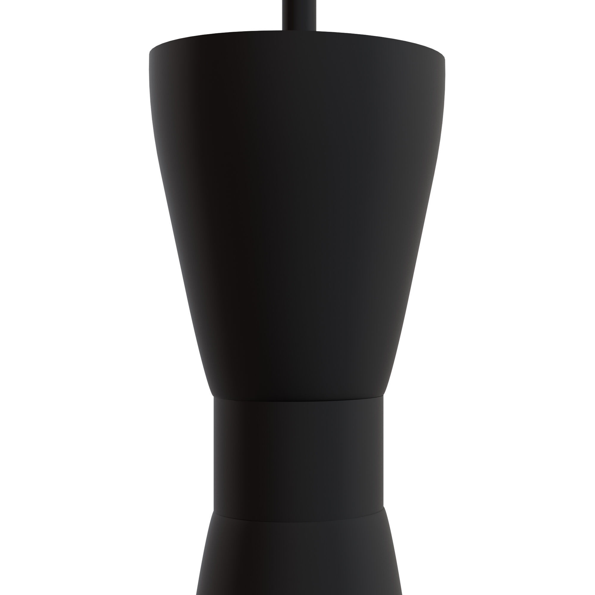 Zola 1 Light 4 inch Flat Matte Black Pendant Ceiling Light, Mini