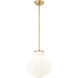 Newbury 1 Light 13 inch Modern Gold Pendant Ceiling Light