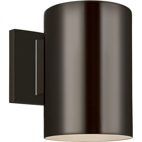 Outdoor Cylinders 1 Light 7.25 inch Bronze Outdoor Wall Lantern