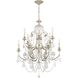 Regis 12 Light 32 inch Olde Silver Chandelier Ceiling Light in Clear Spectra