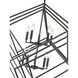 Euclid 10 Light 41.5 inch Matte Black Chandelier Ceiling Light