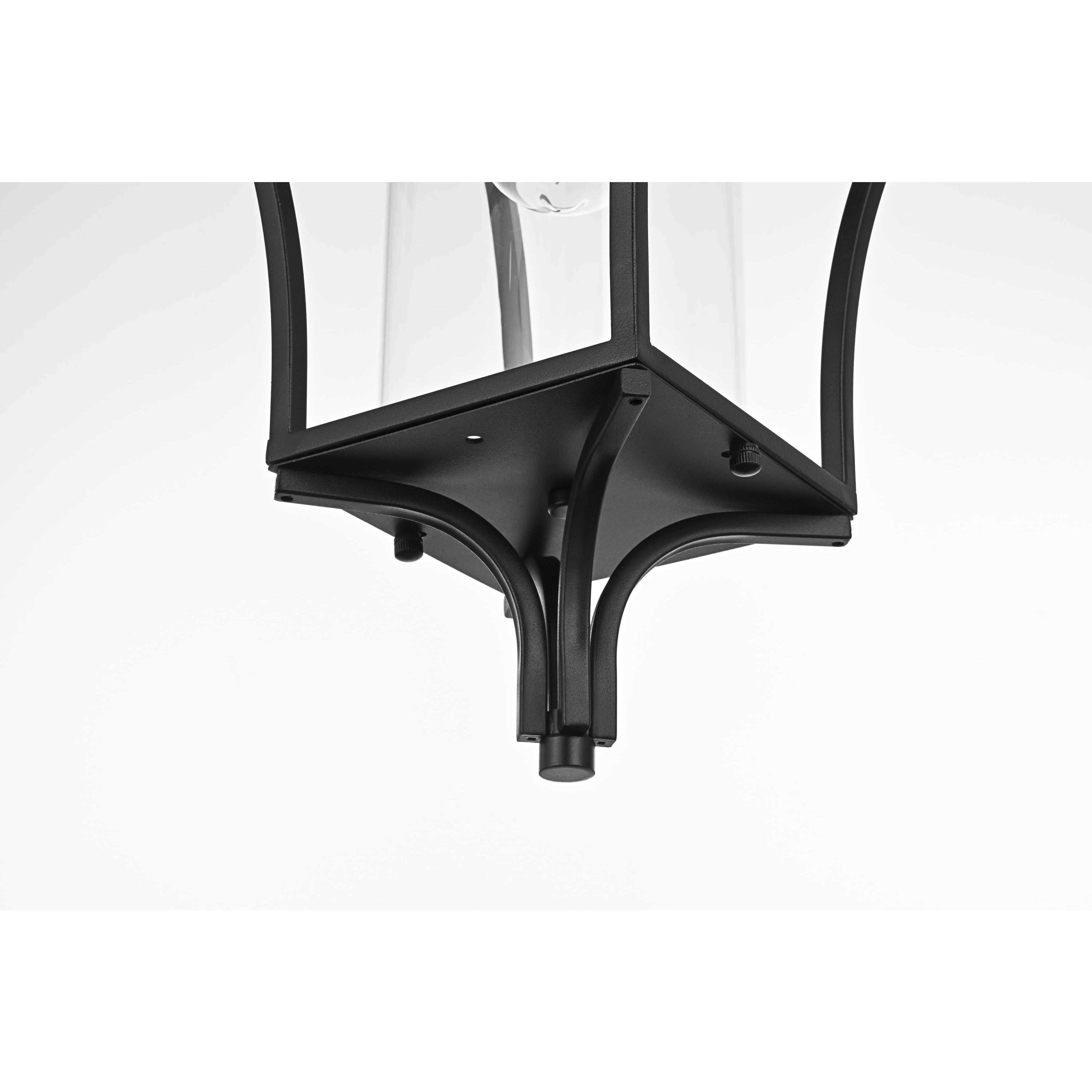 Belgrade 1 Light 21 inch Black Outdoor Wall Sconce