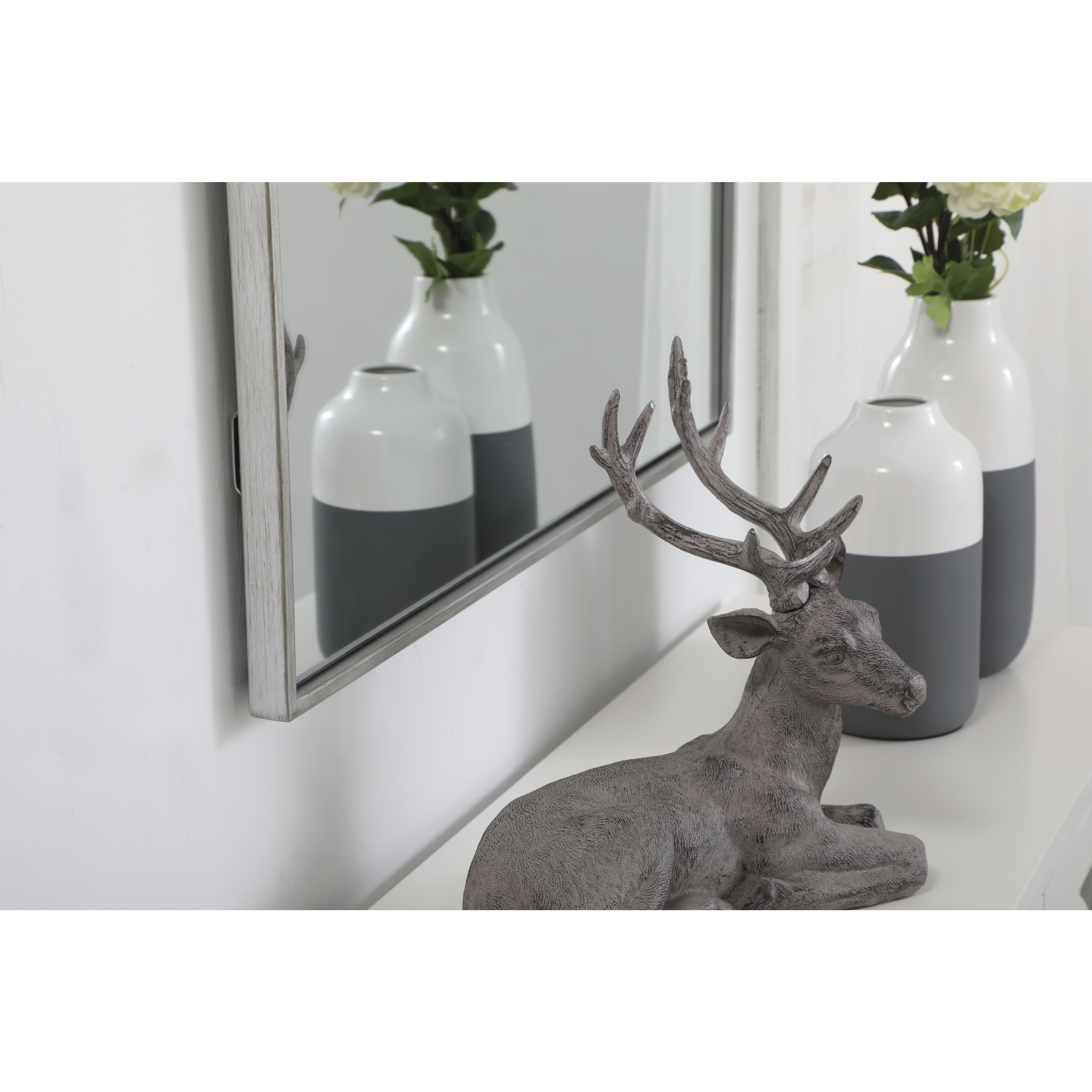 Monet 48 X 30 inch Silver Wall Mirror