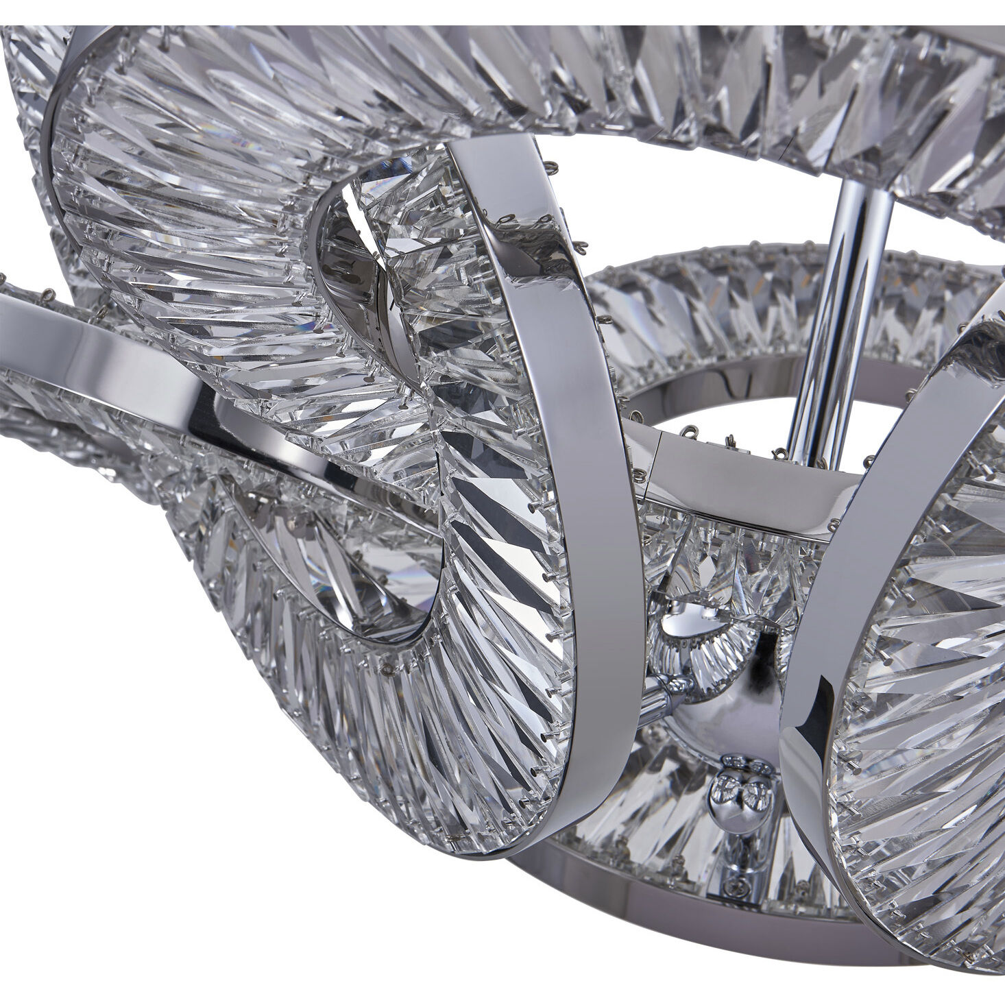 Rotondo 29.5 inch Polished Chrome Pendant Ceiling Light