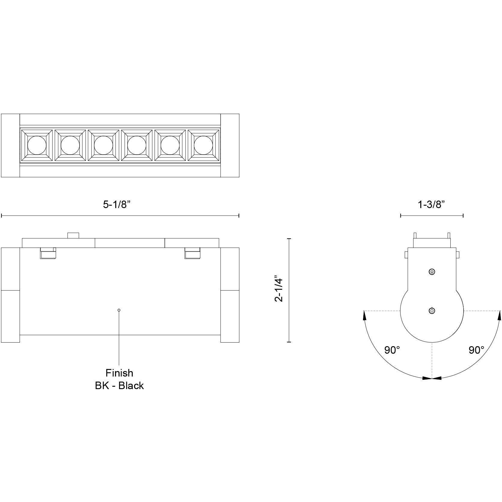 Holo Shift 48V DC White Trilo Track Directional Light Ceiling Light