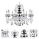 Faure 10 Light 34 inch Chrome Chandelier Ceiling Light