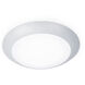 Disc LED 7.4 inch White Flush Mount Ceiling Light in 3000K
