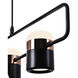 Moxie LED 26 inch Black Pool Table Light Ceiling Light