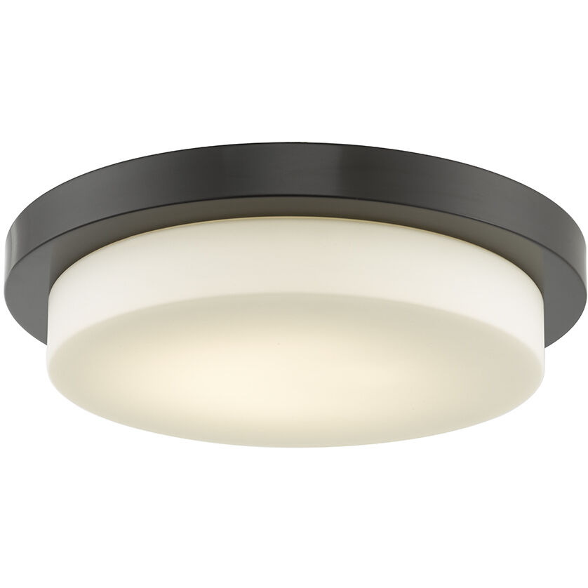Step LED 15.8 inch Bronze Flush Mount Ceiling Light