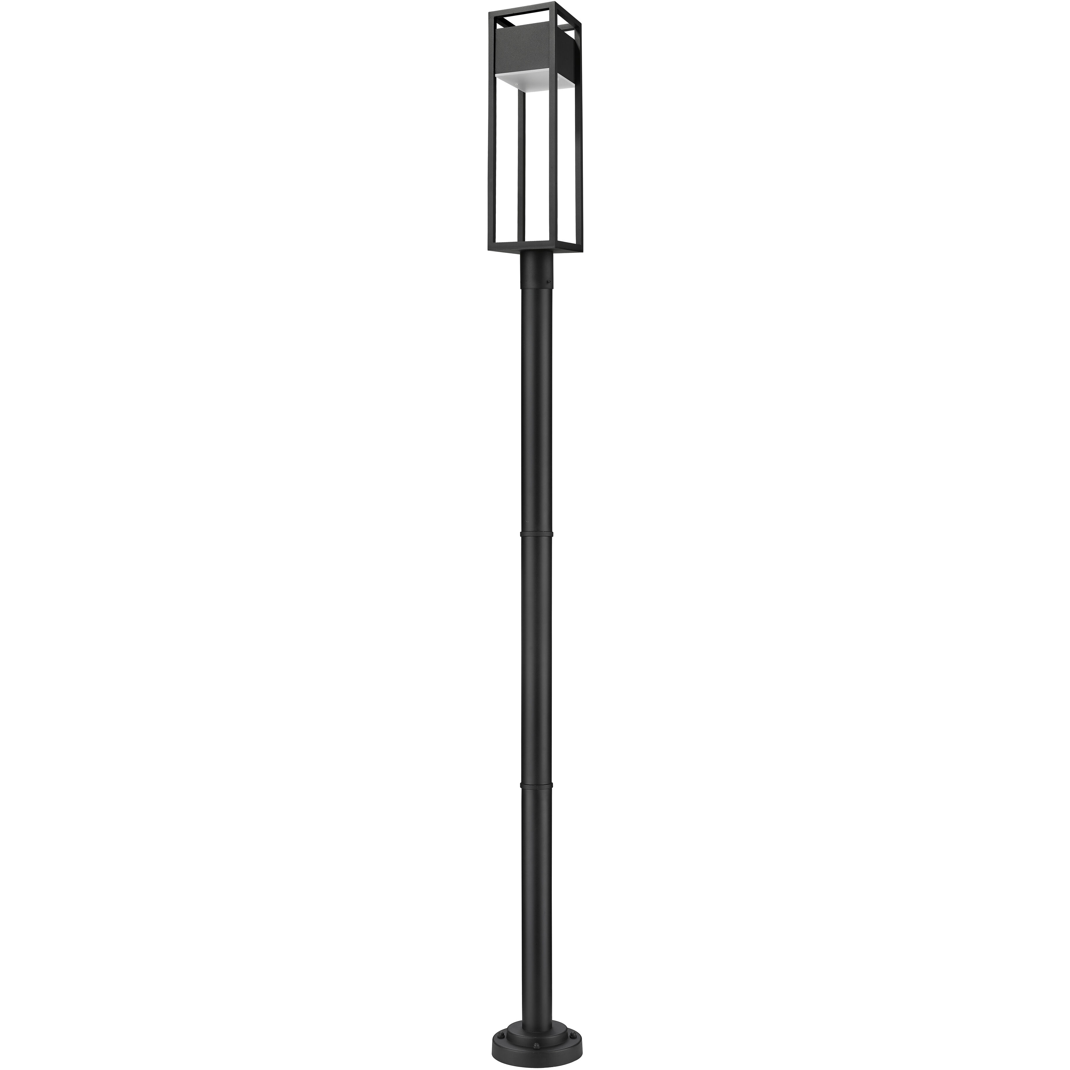 Barwick LED 100.75 inch Black Outdoor Post Mounted Fixture