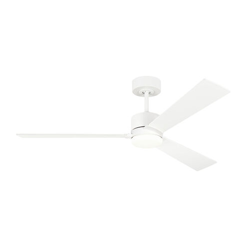 Rozzen 52 inch Matte White Indoor/Outdoor Ceiling Fan