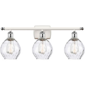 Ballston Small Waverly LED 26 inch White and Polished Chrome Bath Vanity Light Wall Light, Ballston